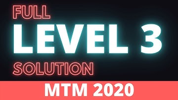 Full Level 3 solution of Master the Mainframe 2020 | IBM MTM 2020