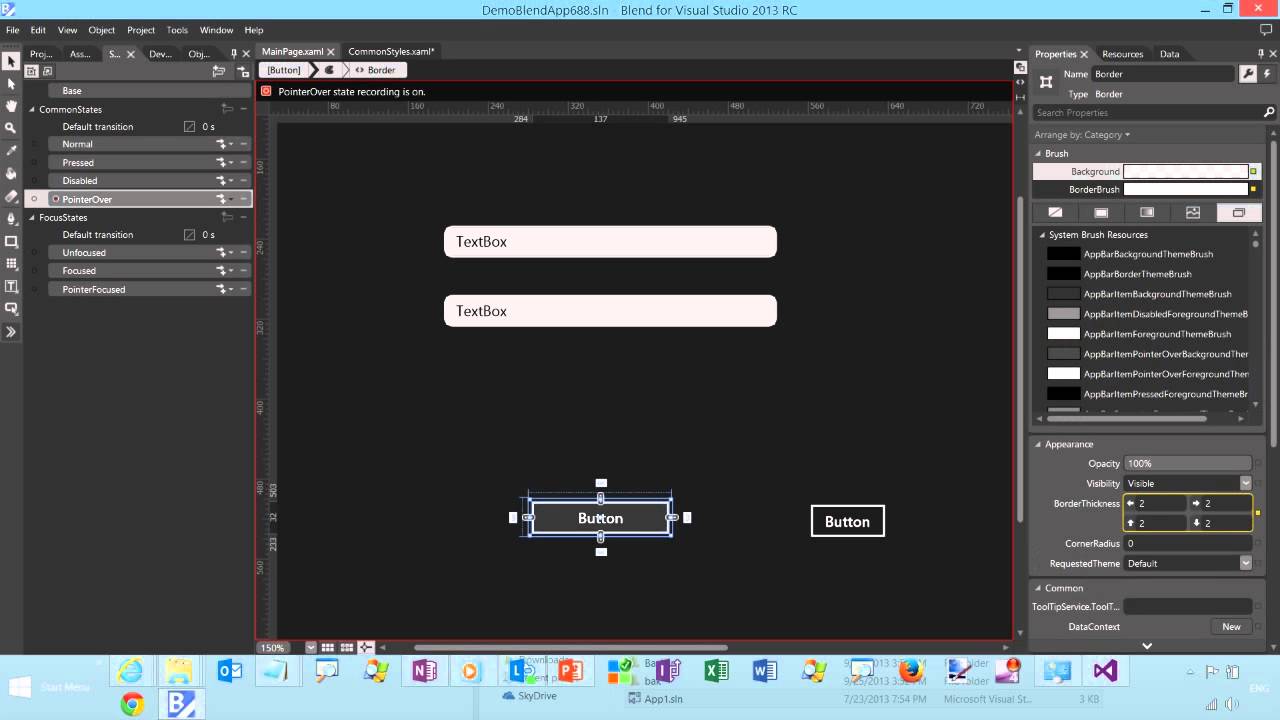 XAML Styles and Themed resources in Windows 8.1 YouTube