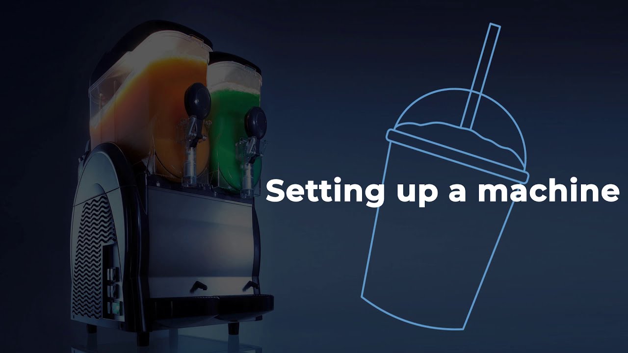 Setting up our slushy machines YouTube