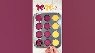 “Vibrant Contrast: From Deep Berry to Sunny Gold – 4 Stunning Color Mixes” #colormixing #artshorts