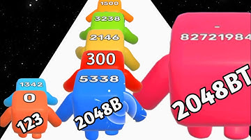 Level Up Numbers vs Venom Run 3D - All Level Gameplay (Max Level, New Update)