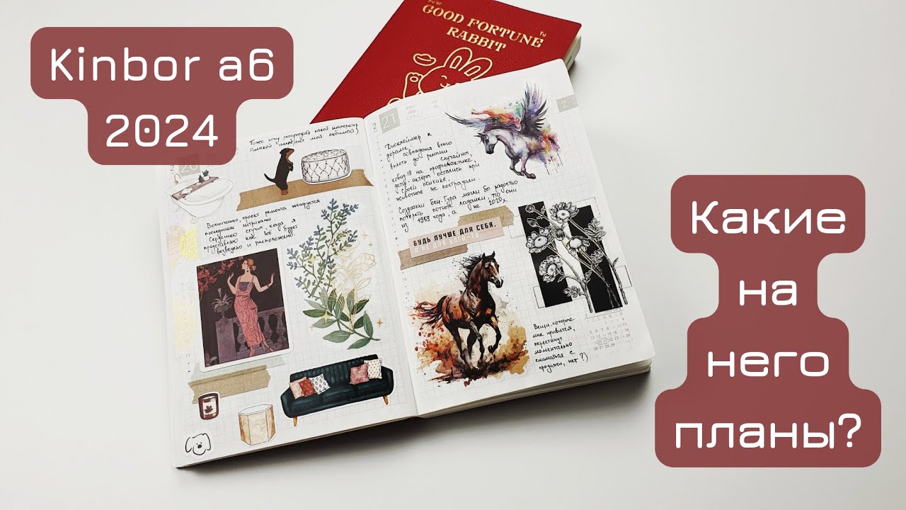 Kinbor a6 2024 | Как решила вести дневник в этом году