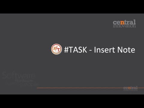 #TASK - Insert Note