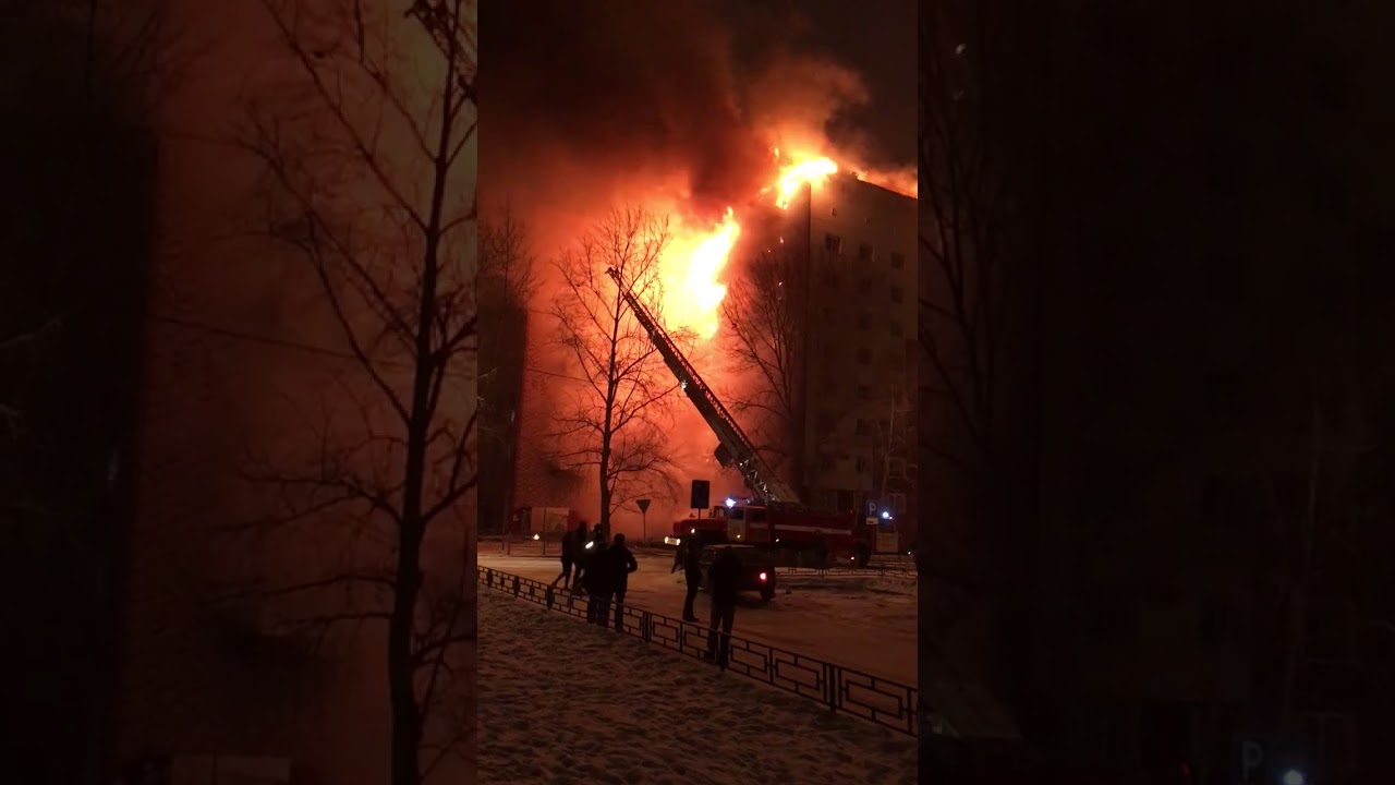 Пожар в тюмени сегодня сейчас карта онлайн