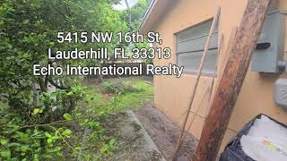 5415 NW 16th St, Lauderhill, FL 33313