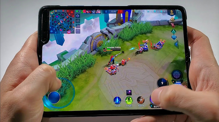 Samsung Galaxy Fold Mobile Legends 60fps Test