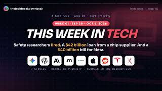 Tech News This Week: OpenAI Firings, $42B Anthropic Loan | Week 01