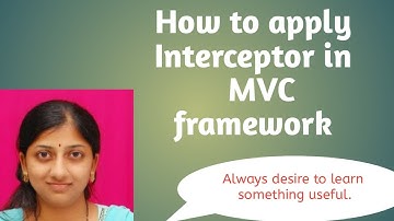 How to apply Interceptor in MVC  framework : File Upload Example