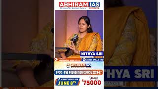 Best Strategy for Mains Answer Writing | Nithya Sri (Group 1 Ranker) #abhiramiasacademy #appsc