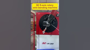3d 5-axis rotary wire bending machine#metalbendingmachine