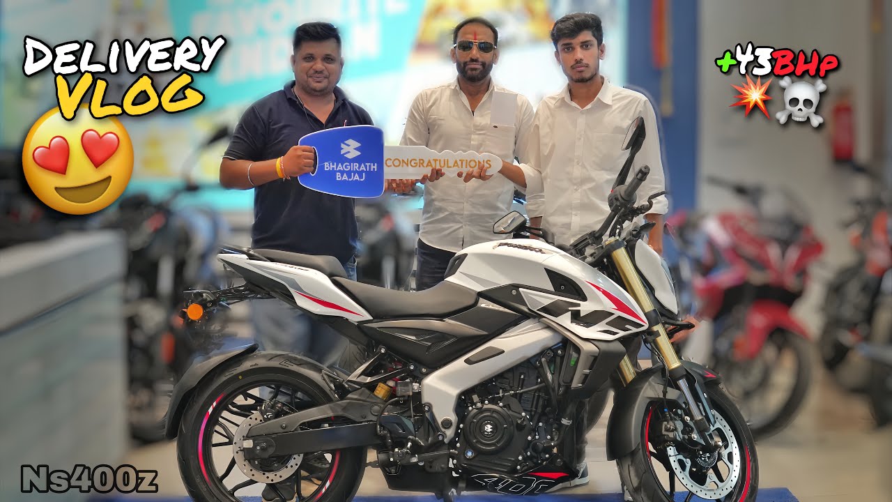 Bajaj Pulsar NS400Z Delivery Vlog | with Sportshift & 43 Bhp | Quickshifter model 2025