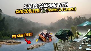 We Saw THIS! Camping in a Crocodile River for 2 Days!