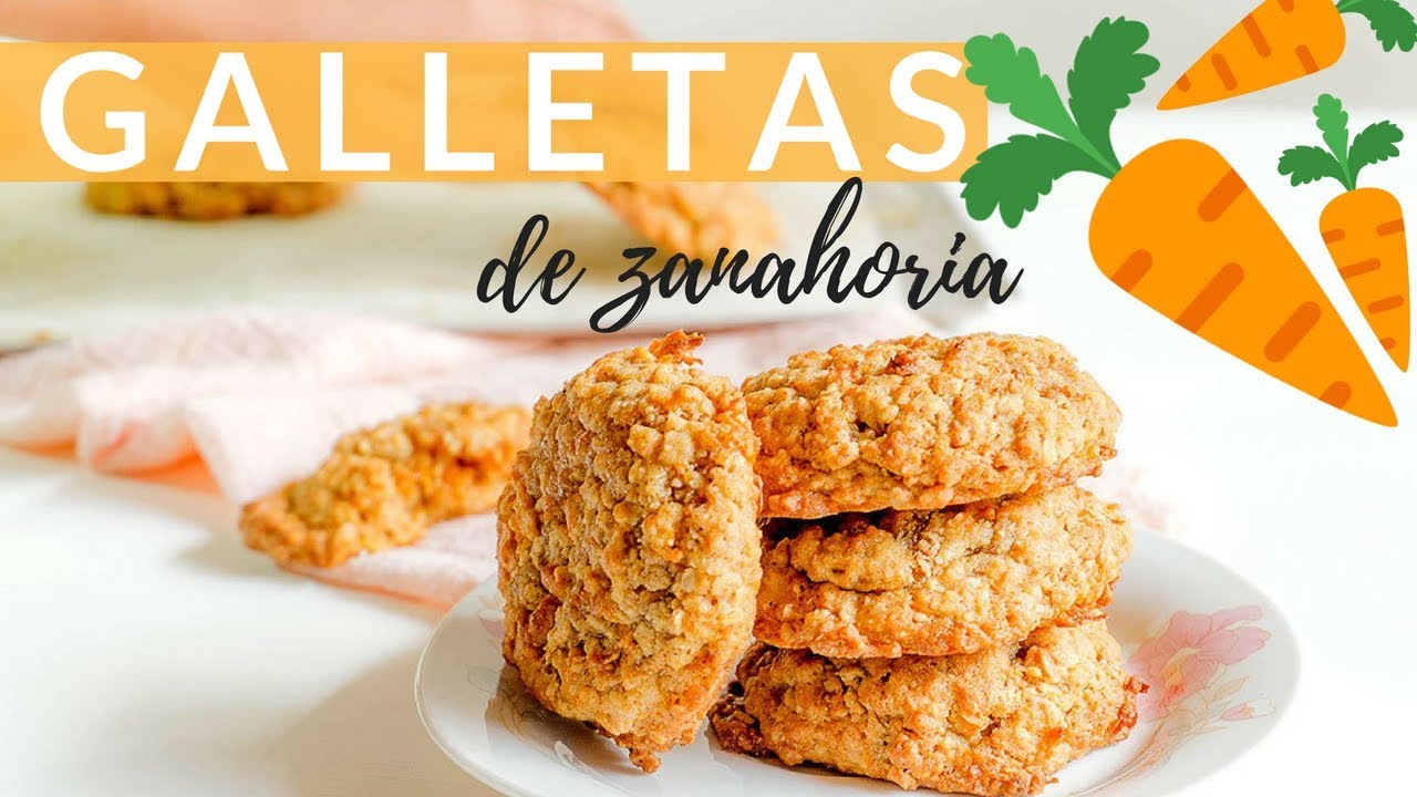 Galletas de avena y manzana sin harina