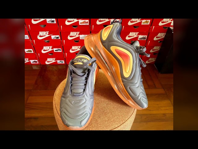 air max 720 orange on feet