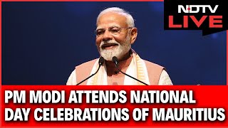 PM Modi LIVE: PM Modi Attends National Day Celebrations Of Mauritius | NDTV 24x7 Live