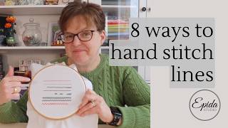 8 Ways to Hand Stitch Lines