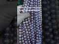 Orange, purple, and mixed color pearls, 11.5-15mm, nearly round, good quality. #wholesale #pearls