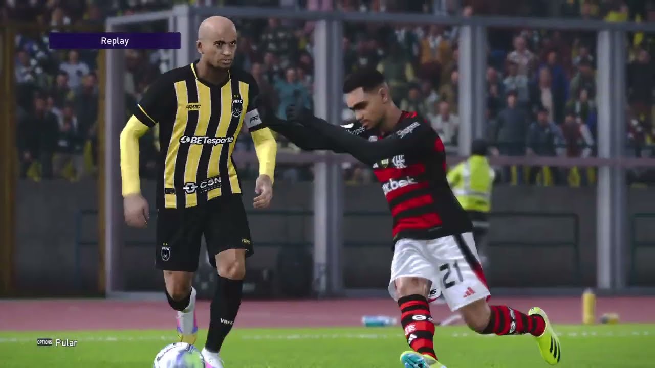 VOLTA REDONDA X FLAMENGO| AO VIVO COM IMAGENS | JOGO DE HOJE | PES 21 Gameplay Ps4