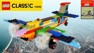 LEGO 10696 Plane✈ MOC. How to build Airplane 1942 Douglas DC-2 from Lego Classic. Save Money & Space