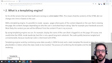 NodeJS Templating Engines (Handlebars)