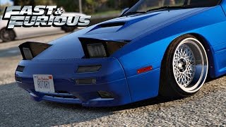 GTA 5 Fast and Furious Eclipse vs RX7 POLICE Chase GTA 5 FiveReborn mods screenshot 4