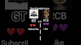 GT vs RCB IPL