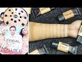 Loreal Paris Infallible Pro Matte Foundation || ALL 9 SHADES || OXIDATION TEST