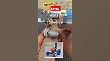 Swaraj Tractor Making 🚜 | Diy Swaraj Tractor Part 1 | #shorts #bituexperiment