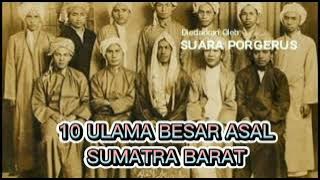 10 ULAMA BESAR ASAL MINANG KABAU SUMATRA BARAT..