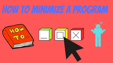 How to use the minimize button