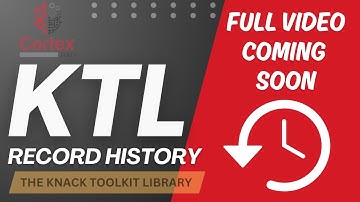 👀 Preview - KTL Knack Record History!