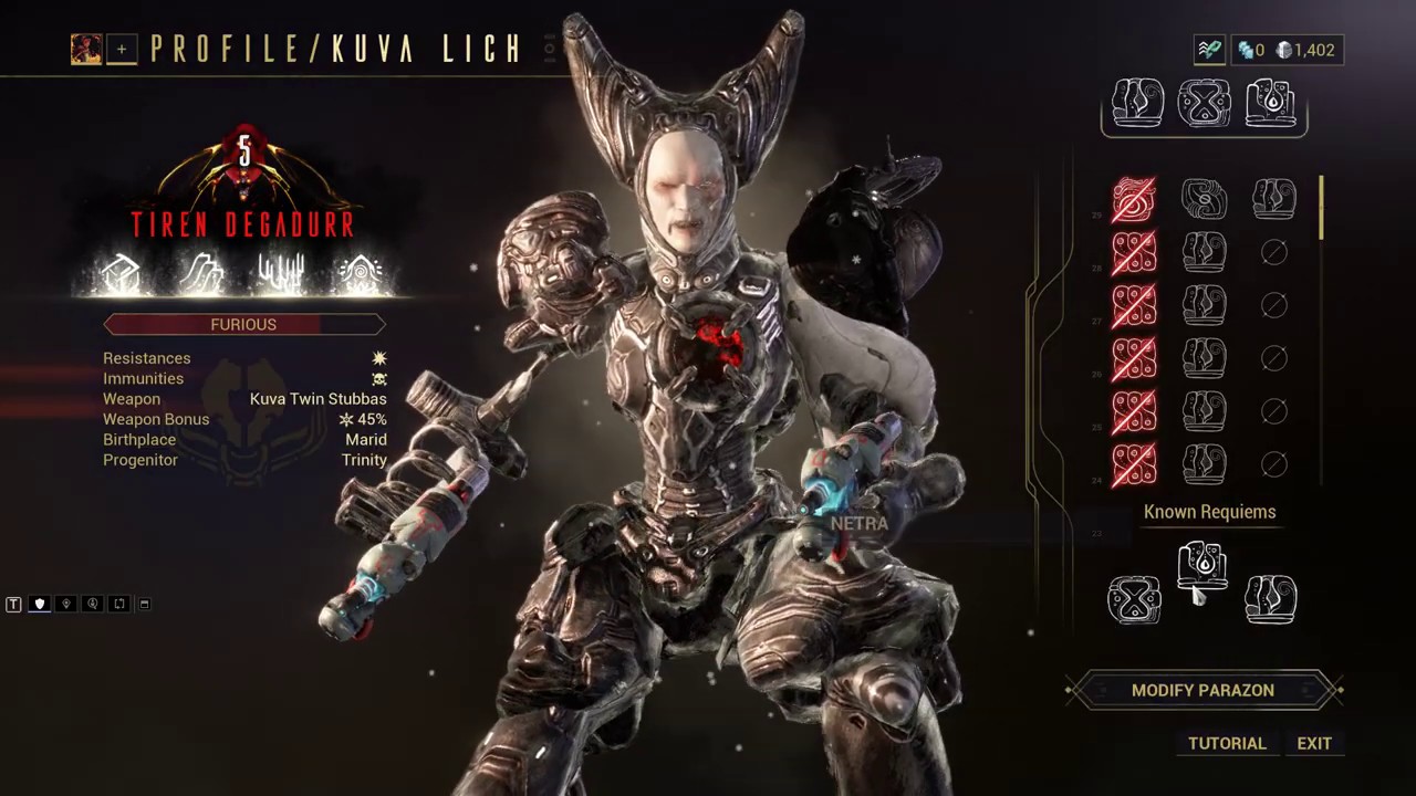 Warframe .Kuva lich - YouTube