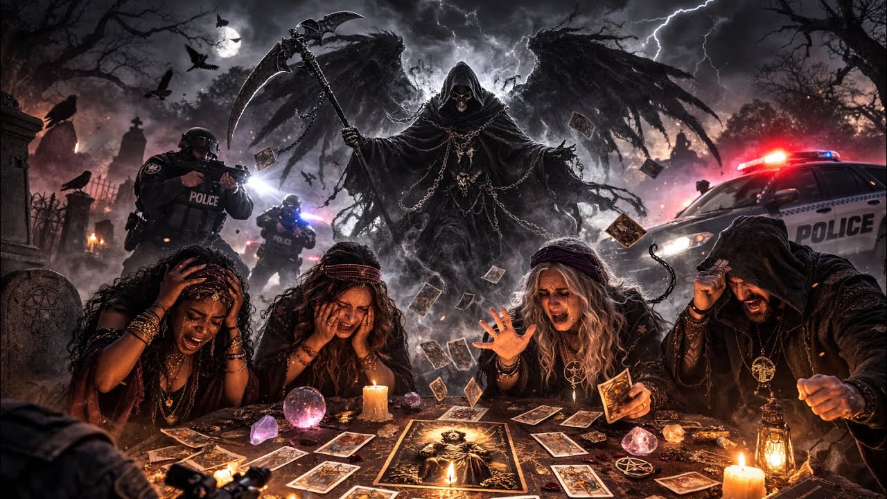 CULT/COVEN 👹 ABOUT TO MEET THE ANGEL OF DEATH ☠️ OR THE POLICE 🚔 WHOMEVER COMES FIRST ⚖️