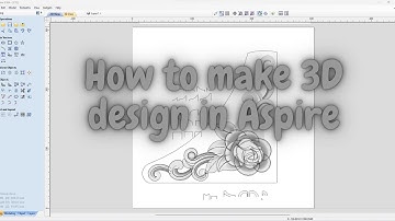 Aspire tutorial of 3d design || aspire || vectric aspire 3d modeling || vectric #cncwoodcraft