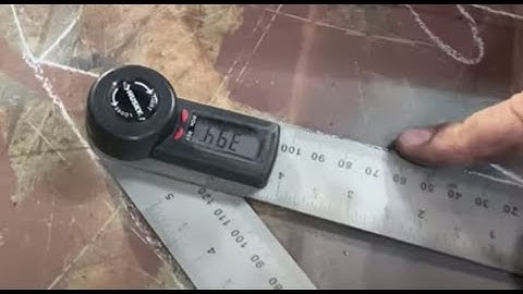 How To Use A Digital Angle Finder, With KBG Welding Weld shop