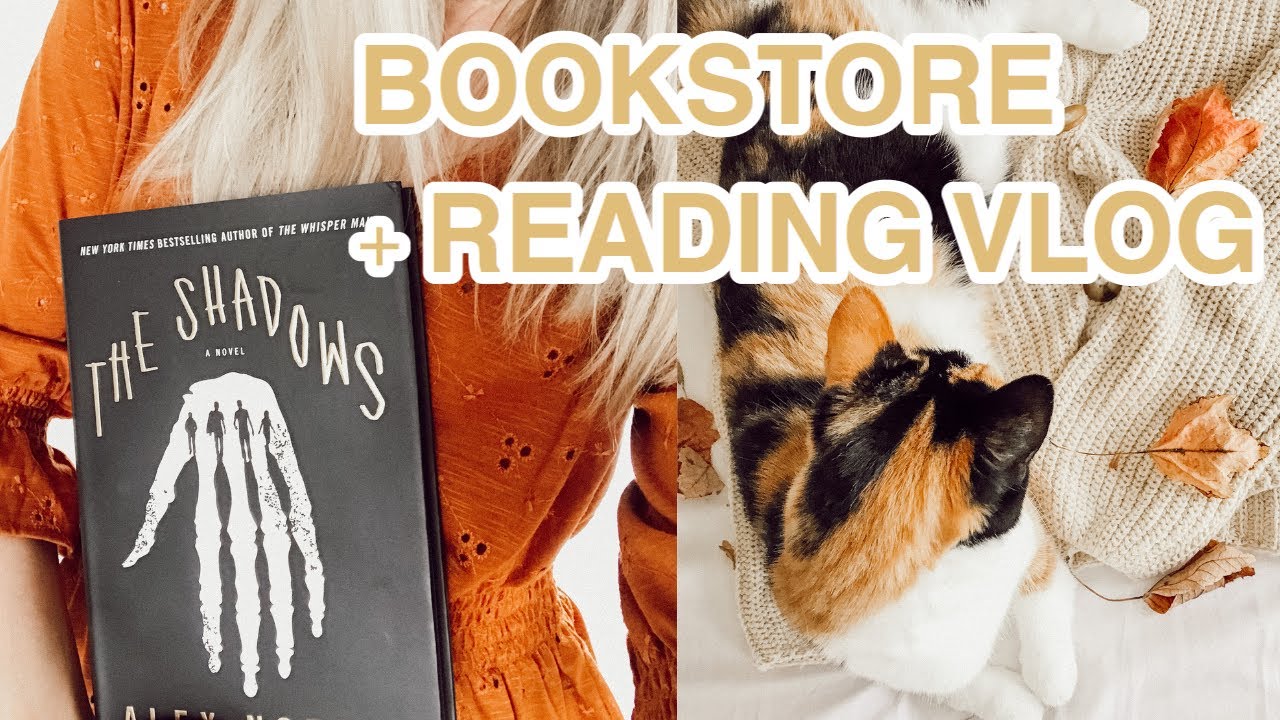 bookstore & spooky reading vlog | VLOGTOBER
