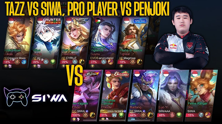 [GAME 1] TAZZ VS SIWA | PENJOKI VS. PRO PLAYER, MENANG TAZZ DAPET 100JT | EVOS INDIA REACT TAZZ