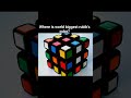 Shorts  worlds biggest rubiks cube  facts in hindi  ungraduate girl