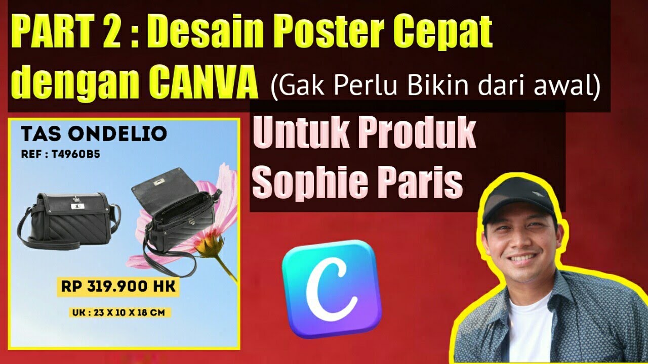  Cara Desain Poster di Canva  untuk Produk Sophie Paris Part 