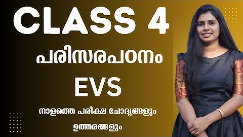 Class 4 evs cristmas exam/STD 4 second term exam/class 4 parisarapadam Christmas exam question
