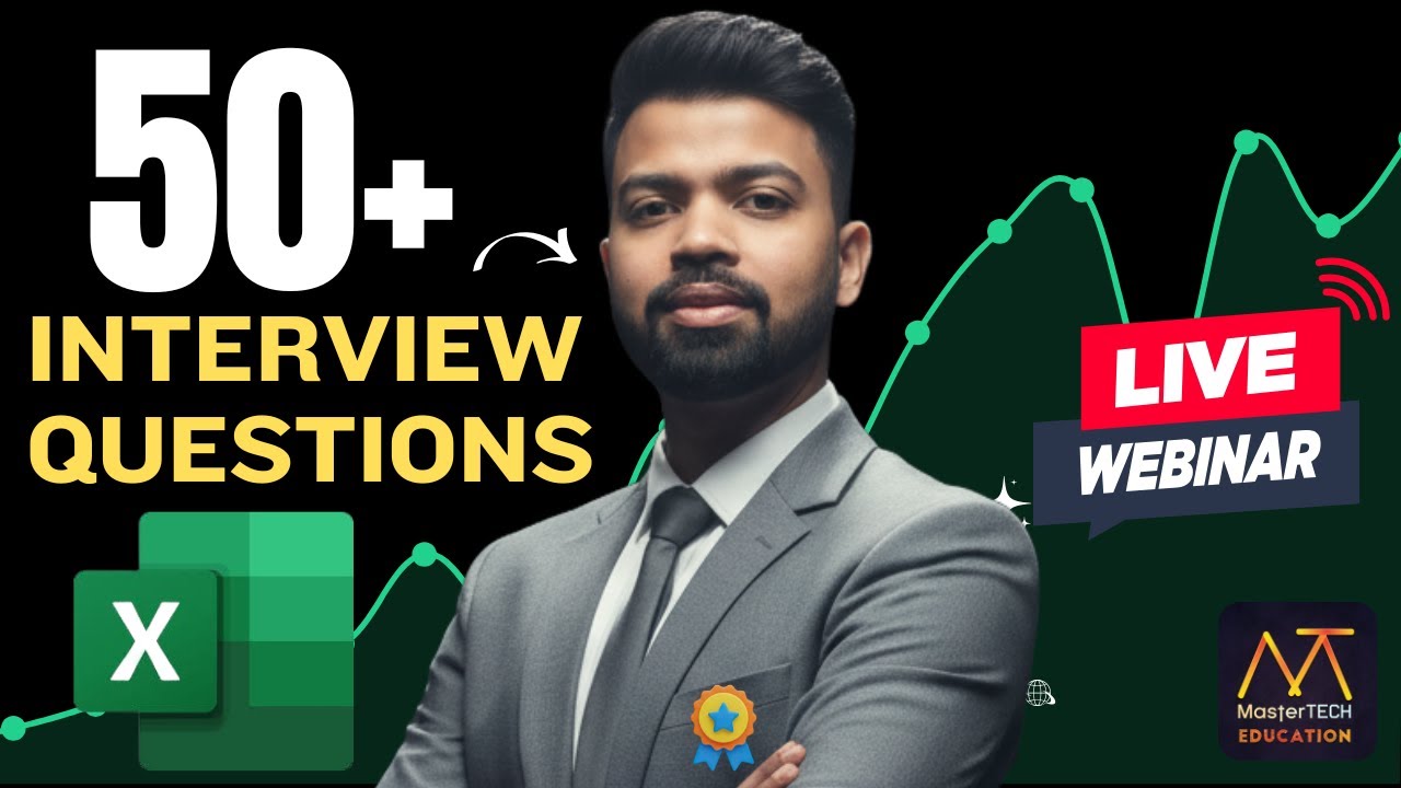 Top 50 Excel Interview Questions & Answers | Complete Data Analyst Prep ...