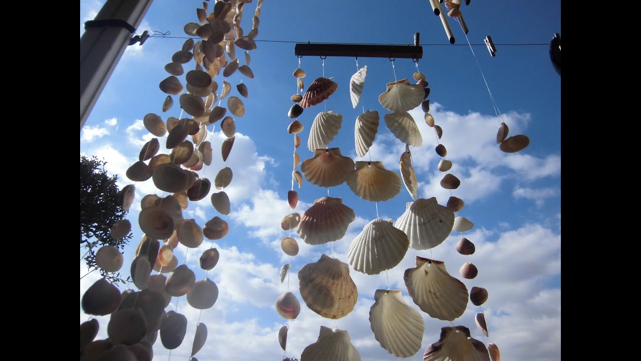 Como un de viento con conchas marinas de JM-QJ -