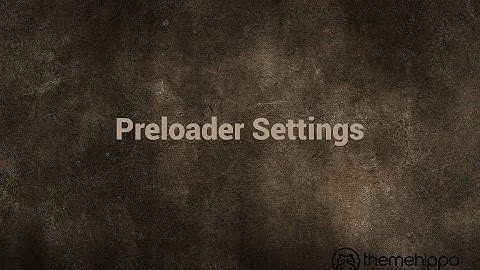 Preloader Settings - Sink WooCommerce WordPress Themes by ThemeHippo