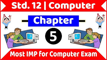 Std 12 Computer (Eng Med) Chap. 5 Most IMP MCQs for Board Exam