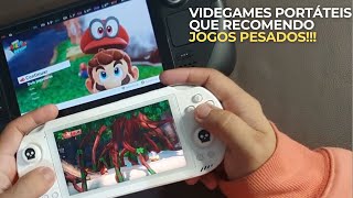 Videogames Portáteis que RECOMENDO para JOGOS PESADOS!!!