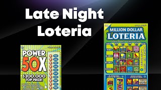 LATE NIGHT WITH MILLION DOLLAR LOTERIA, TEXAS LOTTERY TICKETS