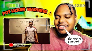 Diemon Dave Pot Licker Warning | Funny Reaction Video
