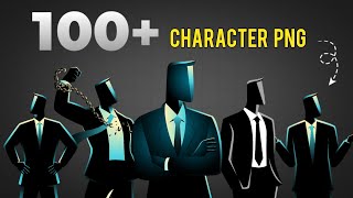 🔥 100+ Businessman Character PNGs for Video Editing | Free Download Link 🔗 screenshot 1