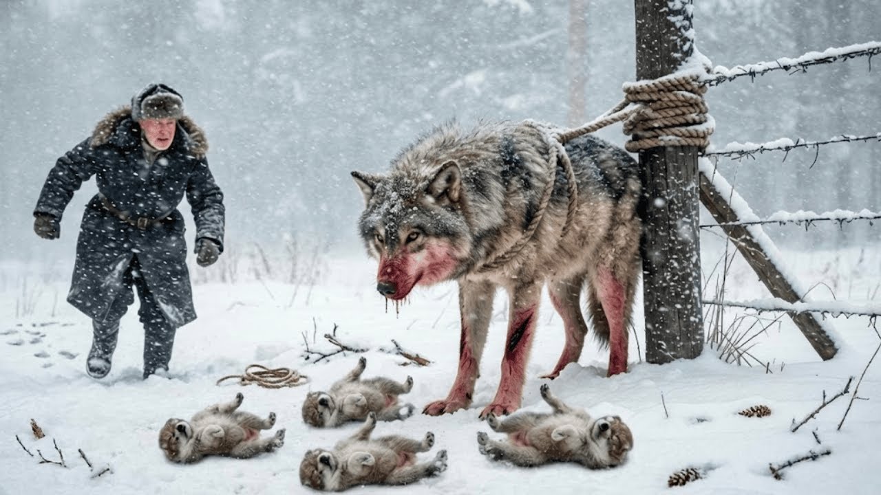 Porzucona na śmierć w śniegu z pięcioma młodymi — aż starzec usłyszał ich płacz
