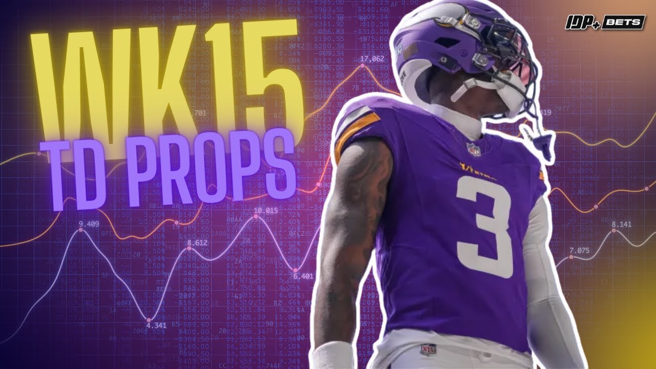 BEST ANYTIME TOUCHDOWN NFL Props Bets & Perfect Week 15 Parlay Picks ...